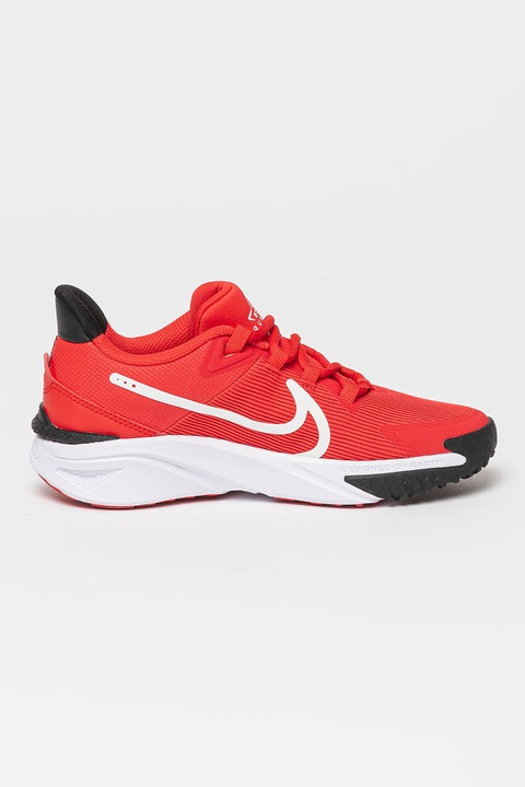 Nike, Pantofi Star Runner 4 pentru alergare, Rosu, Alb, 35.5 EU