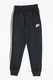 Nike, Trening cu benzi laterale contrastante si fermoar, Alb/Negru