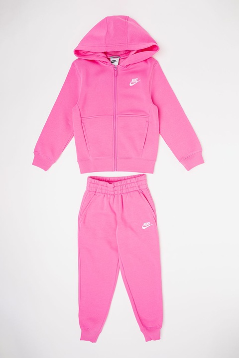 Nike, Pamuttartalmú szabadidőruha kapucnis felsővel, Rózsaszín