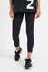 Nike, Colanti crop cu talie inalta, Negru