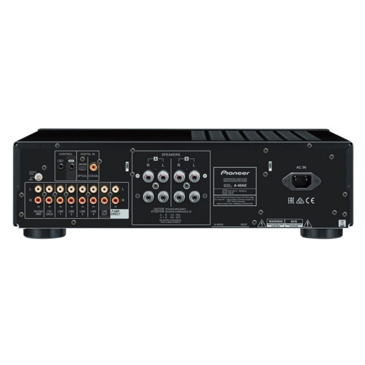 Усилвател Pioneer A-40AE SMGP, 2 x 60W, Сребрист
