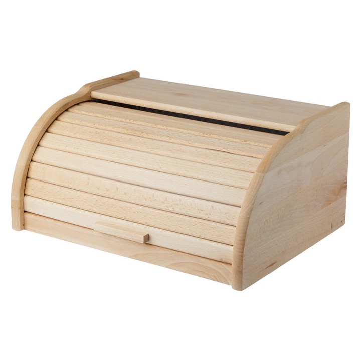 Cutie de paine din lemn, nabbi, Bretto, natural