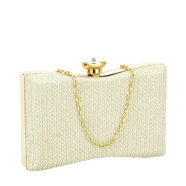 Arany színű koktél táska BJH-22718 05, Aranyszín, 12x19x4