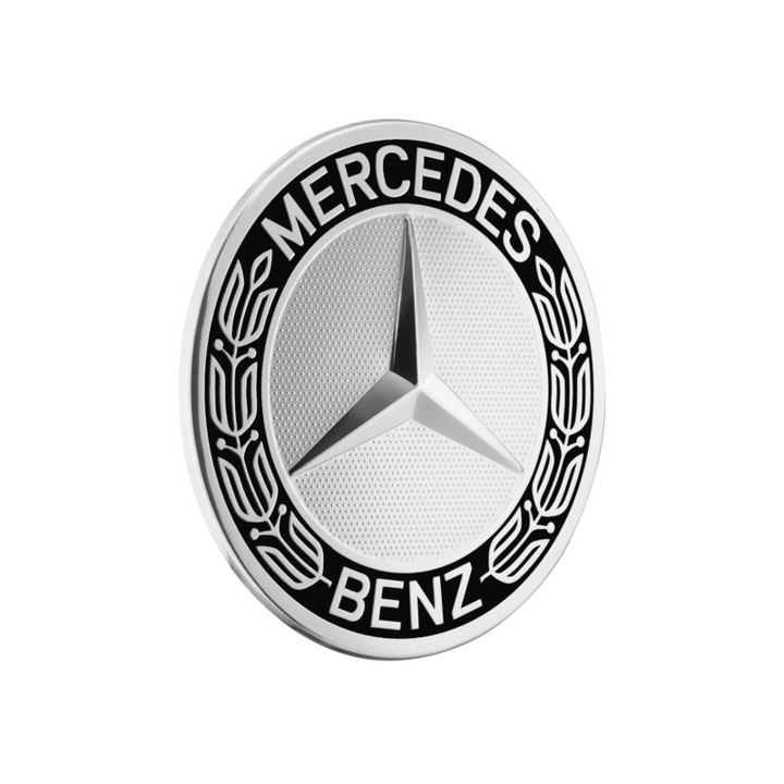 Könnyűfém kerékburkolat MERCEDES, Mercedes-Benz, fekete/ezüst