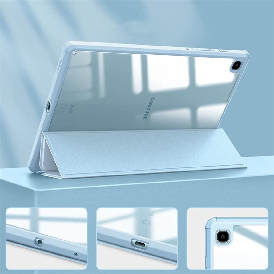 Husa Felman's tip carte eleganta pentru tableta Samsung Galaxy Tab S6 Lite 10.4 inch, Bleu