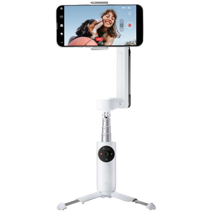 Sistem de stabilizare Insta360 Flow Creator Kit, Alb - eMAG.ro