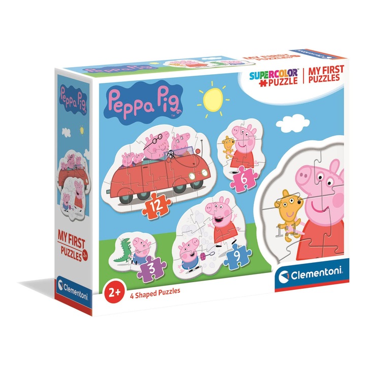 Puzzle Peppa Malac My First Hartie Multicolor Unisex Forma