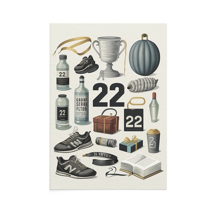 Felicitare La Multi Ani 22 Fit, Zizula Cards, 105 X 150 mm