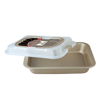 Tava cuptor Blaumann Berlinger Haus, otel carbon, capac plastic Tava cuptor Blaumann Berlinger Haus, otel carbon, capac plastic