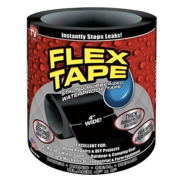Banda Flex Tape Adeziva 4 reparatoara rezistenta