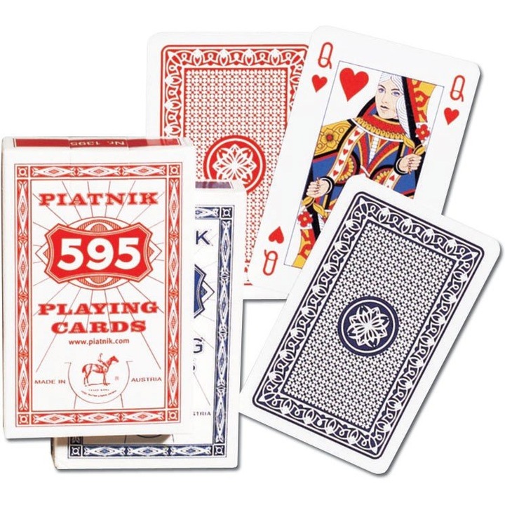 Kártya, Piatnik, Model 595, Többszínű