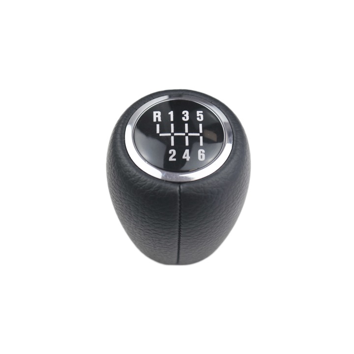 Nuca schimbator de viteze Emzone, Compatibil cu Chevrolet Cruze/Aveo/Kalos, 6 trepte, Piele/ABS, Negru