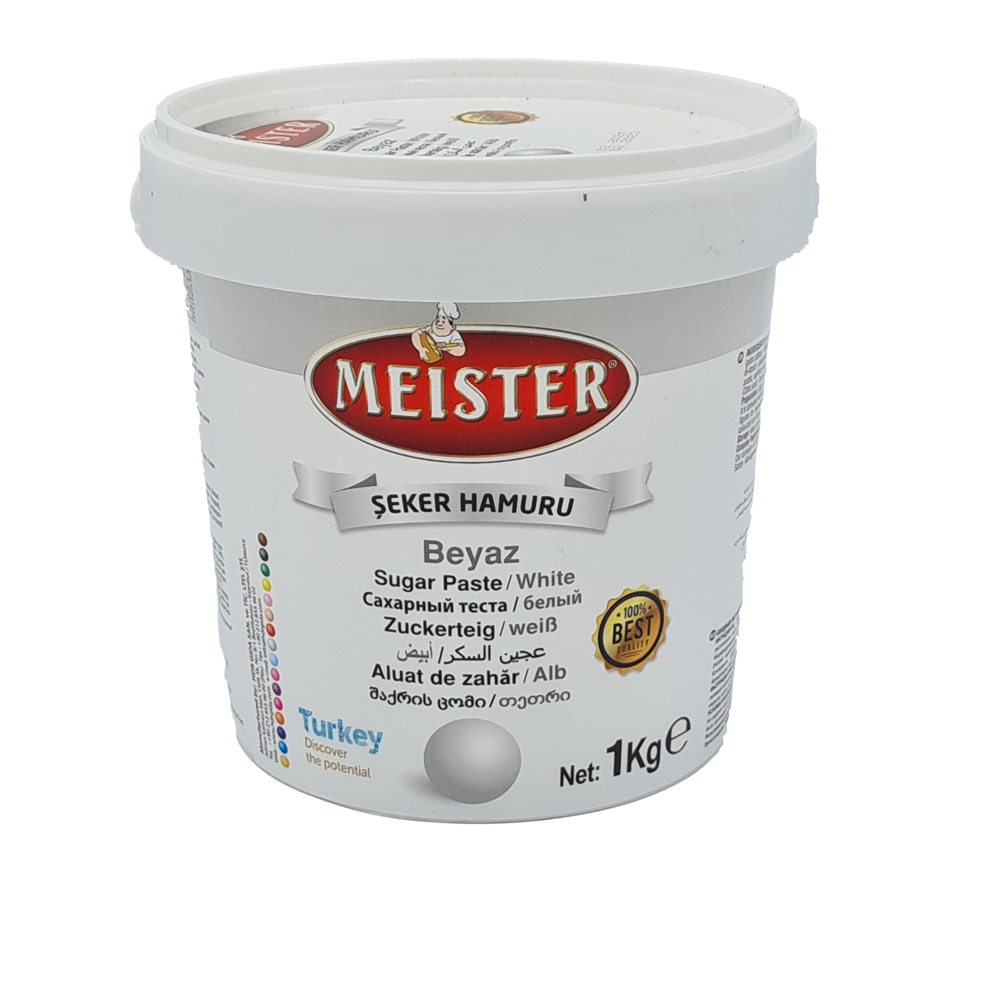 Pasta de Zahar, Meister, Modelaj & Acoperire, Galetusa, 1 Kilogram