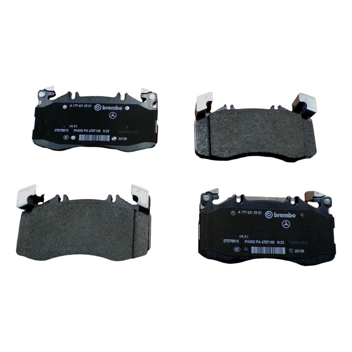 Első fékbetét MERCEDES GLA CLA W177, Mercedes-Benz, Fekete