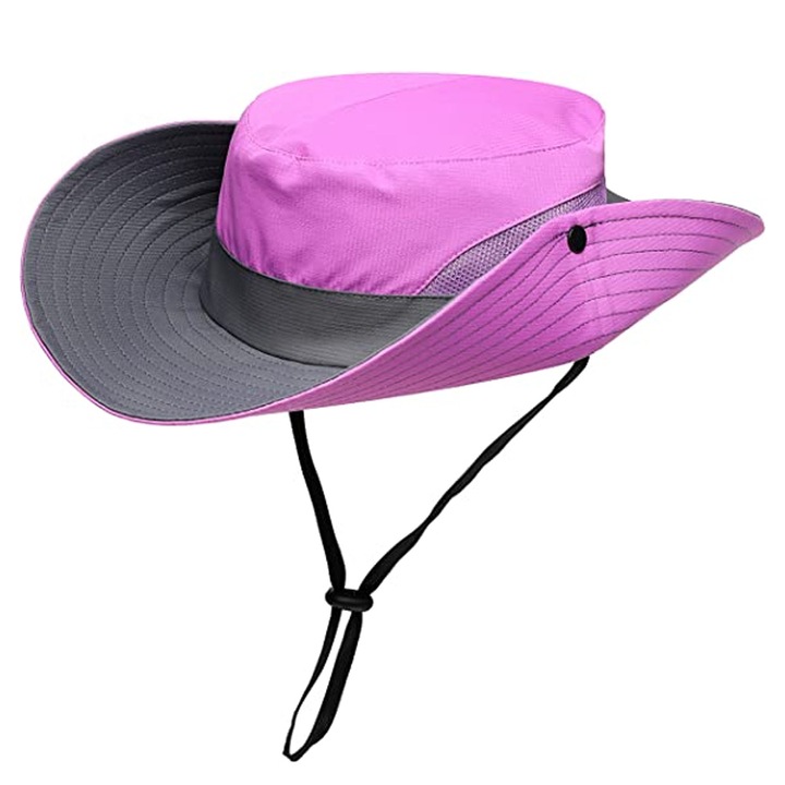 QttvbTna napvédő sapka nőknek, poliészter, UV védelem UPF50+, bézs, 56-58cm