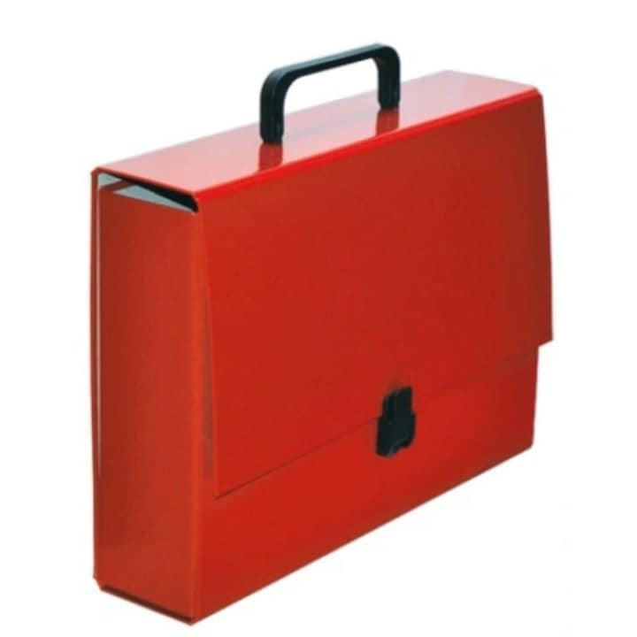 Куфарче с дръжка, Vaupe, Картон, А4, Червено