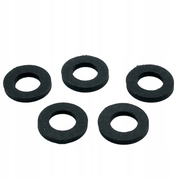 Set 5 garnituri furtun instalatii sanitare, Tycner, Negru