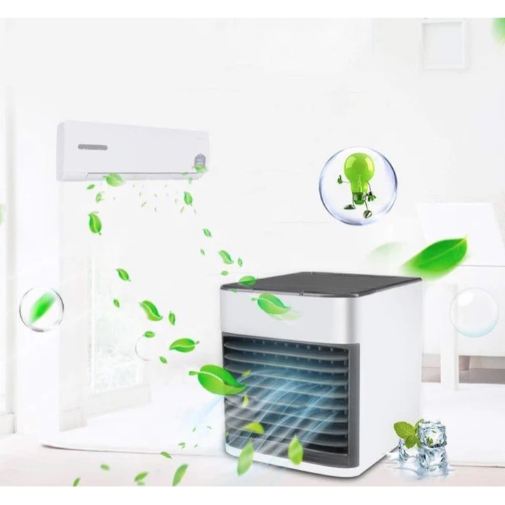 Mini Racitor aer portabil Arctic Air Ultra cu 3 functii racire umidificare purificare aer