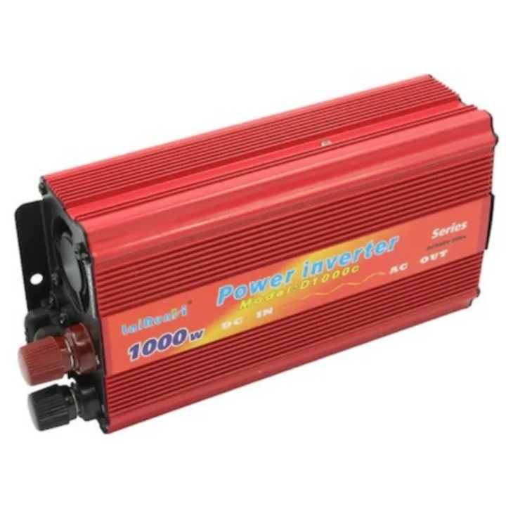 Invertor auto 12v-220v 1000w Portocaliu