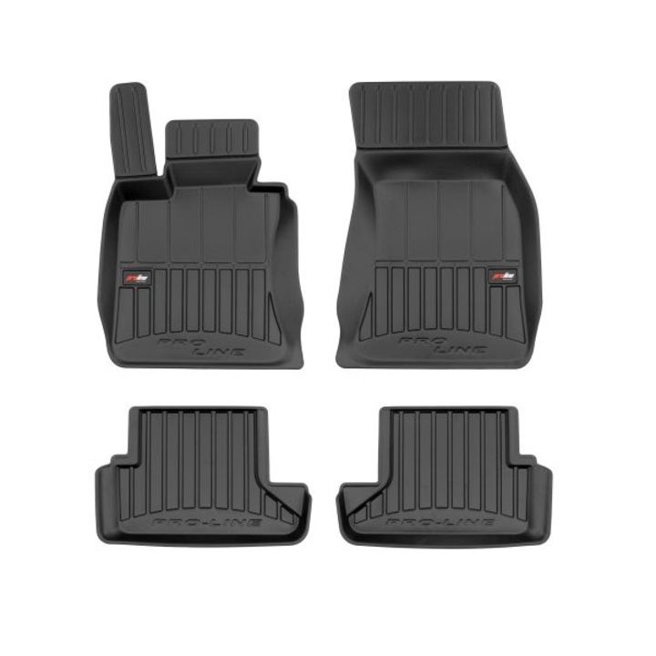 Set 4 covorase podea cauciuc Frogum, pentru Bmw 6 (E64) 04.04-08.10, negru