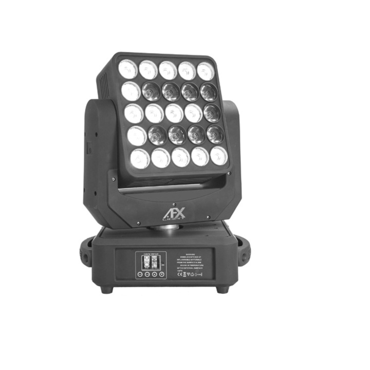 Mozgó fejlámpa játékprojektor, 25X12W RGBW AFX Light