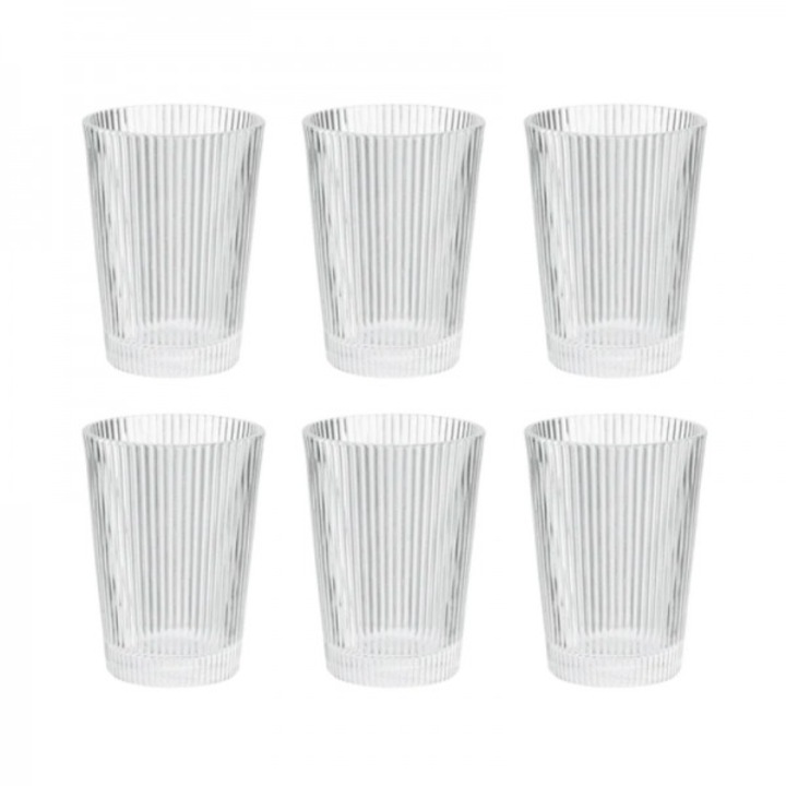 Set 6 pahare universale, Stelton Pilastro, 240 ml