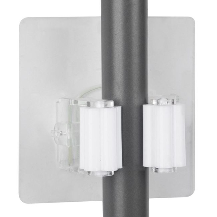 Carlig Autocolant, Pentru Suspendarea Maturilor/Mopurilor, Greutate Maxima 3kg, Transparent