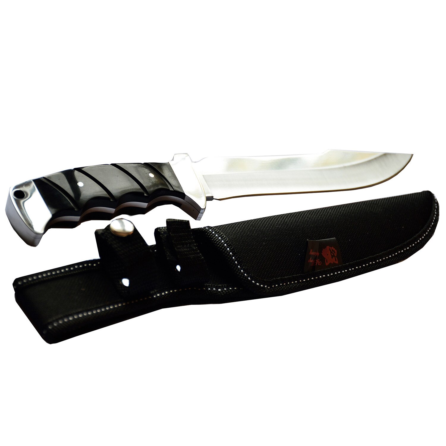 Cutit de vanatoare FULL TANG 30 cm, husa material textil