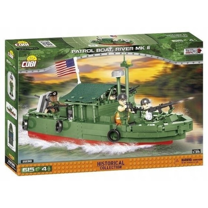 Set de constructie, Cobi, 615 piese, Verde