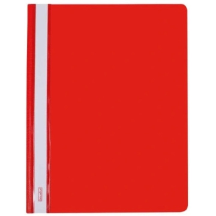 Dosar A4, Biurfol, Plastic, Rosu