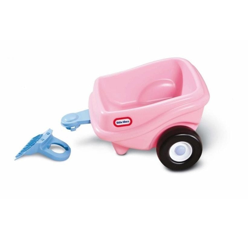 Remorca copii, Little Tikes, Plastic, Roz, 3+ eMAG.ro