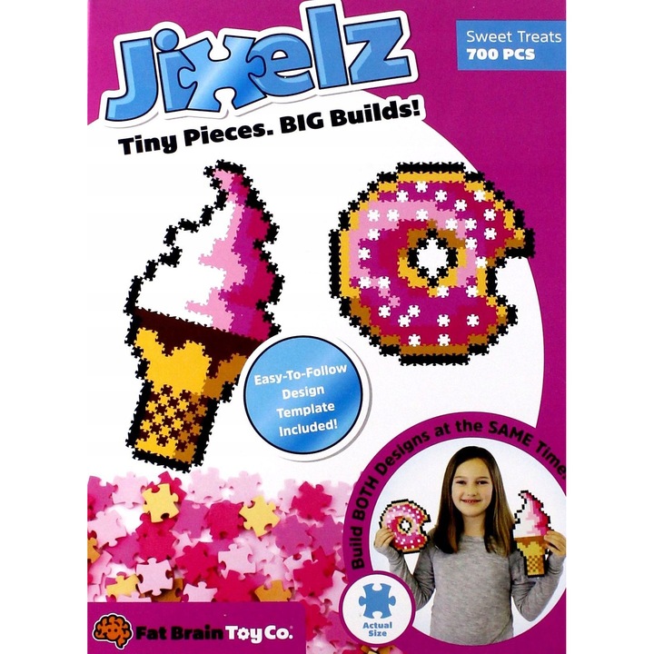 Puzzle, Fat Brain Toys, 700 db, Multicolor