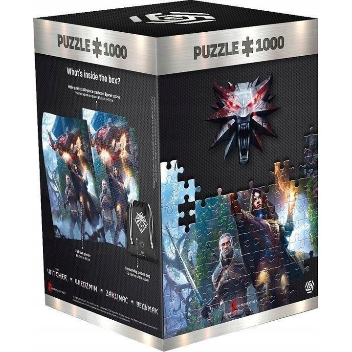 Пъзел, добра плячка, 1000 части, модел The Witcher