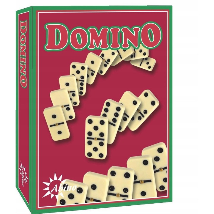 Dominó játék gyerekeknek, Abino, Műanyag, 5 év+, 28 db