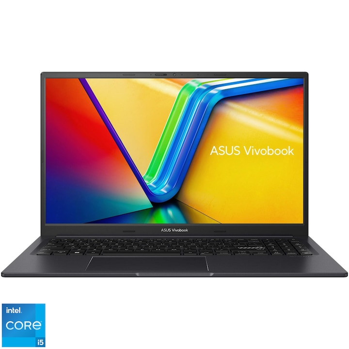 Laptop ASUS VivoBook 15X OLED K3504VA cu procesor Intel®Core™ i5-1340P pana la 4.6 GHz, 15.6", Full HD, OLED, 8GB, 1TB SSD, Intel® UHD Graphics, No OS, Indie Black