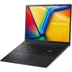 ASUS VivoBook 16X K3604ZA laptop Intel® Core™ i7-1260P proceszorral 4.70 GHz-ig, 16'', WUXGA, 16GB, 512GB SSD, Intel Iris Xe Graphics, No OS, Nemzetközi angol billentyűzet, Ezüst