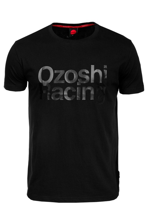 Мъжка тениска, Ozoshi, Памук, Черна, Черен