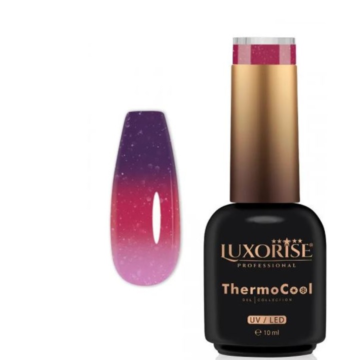 Oja Semipermanenta Termica 3 Culori LUXORISE ThermoCool - Dazzling Glimmer 10ml