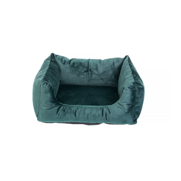 Pat pentru caini si pisici FERA Glamour, verde XL 75x85x29 cm