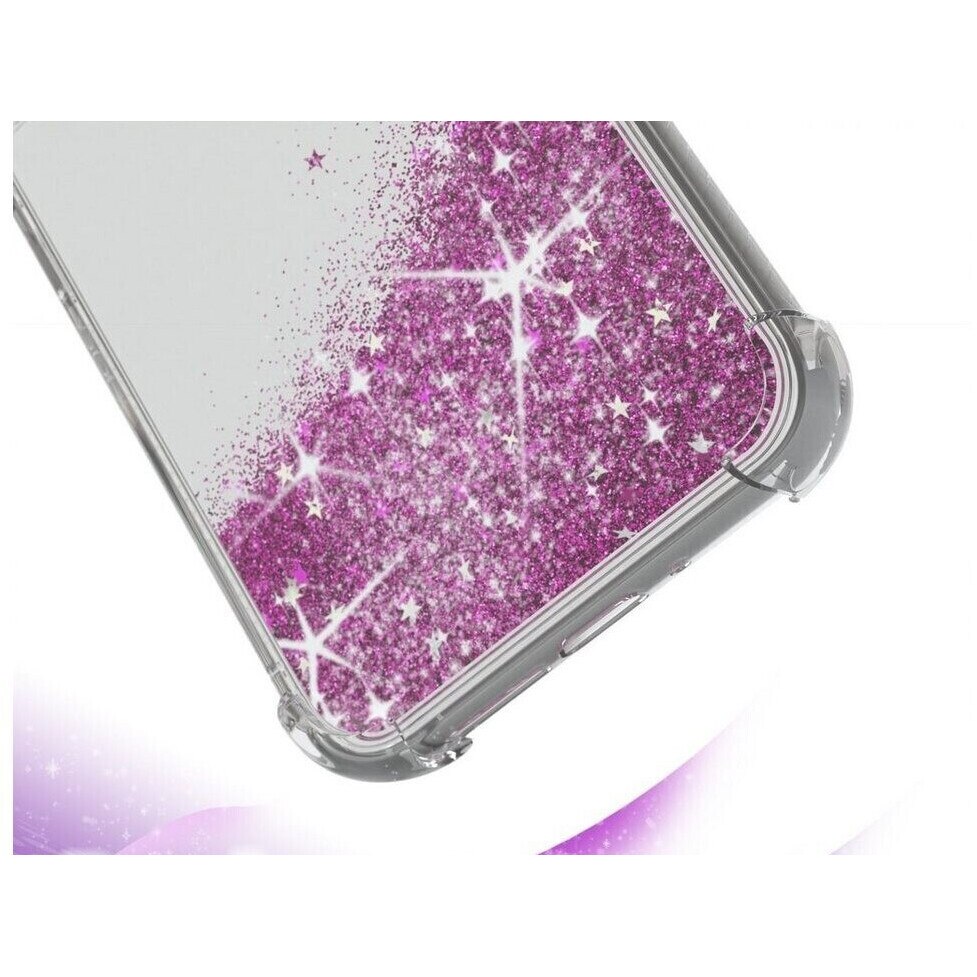 Husa compatibila cu Samsung Galaxy A34, cu Apa si Sclipici, Glitter, Fashion, protectie camera, Premium Quality, Roz, ISAG