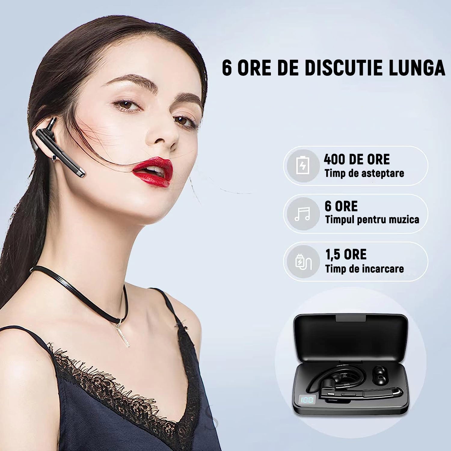 Casti wireless, Vaxiuja, Bluetooth 5.1, Anulare zgomot, Asistent vocal ...