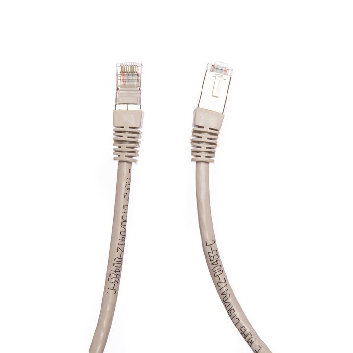 Cablu FTP DataLink Patch cord cat. 5, 1m Gri