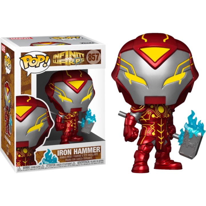 Funko POP! Marvel Infinity Warps Iron Hammer 857, 10 cm
