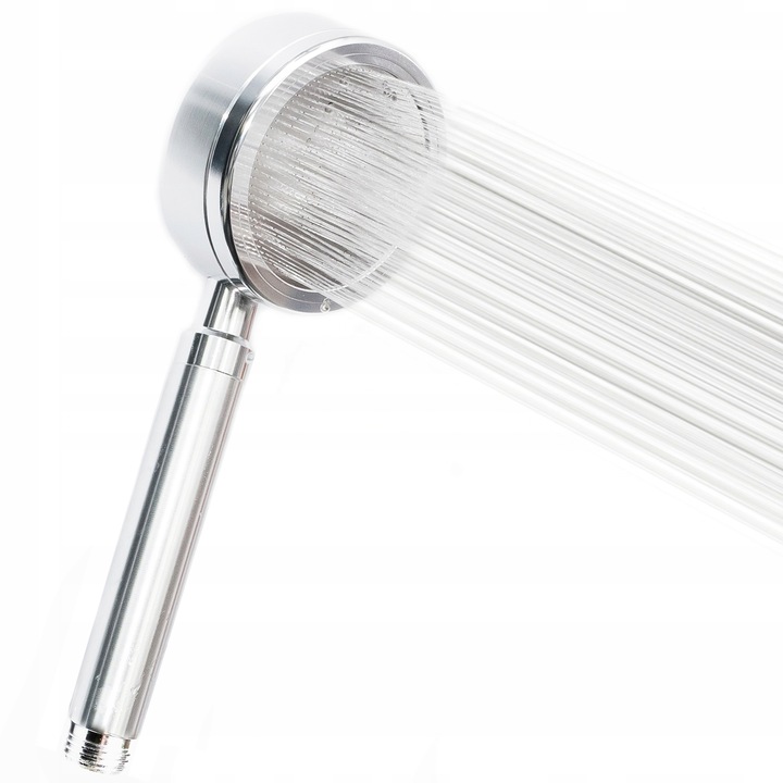 Cap de dus, Aquaparts, Aluminiu, Crom