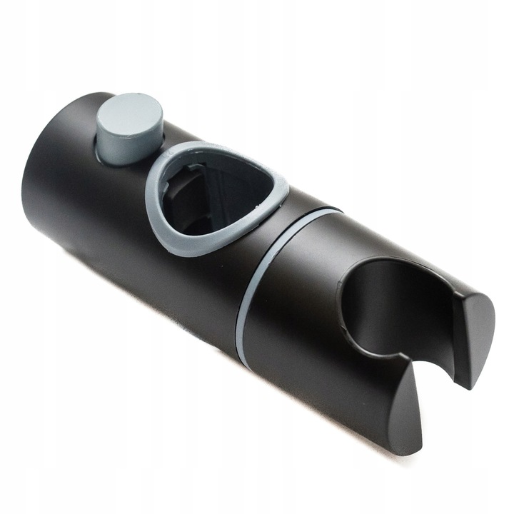 Suport receptor pentru sina de dus, Aquaparts, Plastic, Diametru 25 mm, Negru