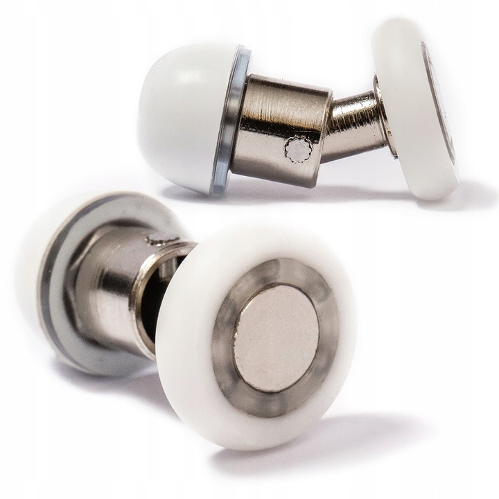 Rola cabina de dus, Aquaparts, Alama/Inox, Alb