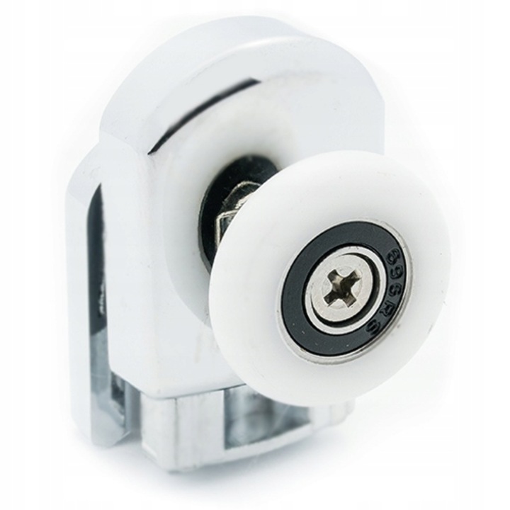 Rola inferioara detasabila pentru cabina dus, Aquaparts, Inox/Plastic, 25mm, Crom