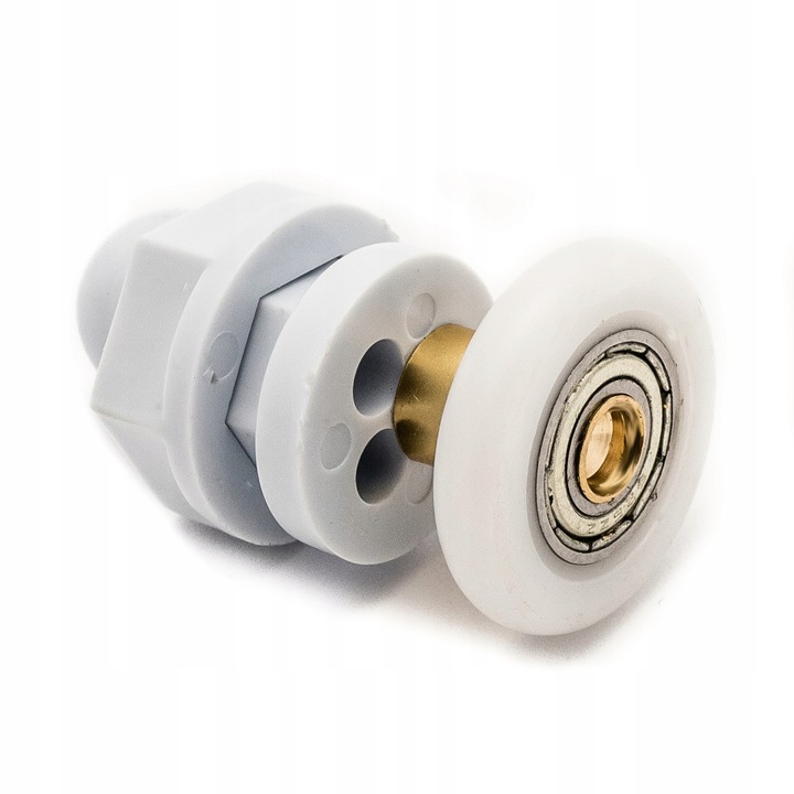 Rola pentru cabina de dus, Aquaparts, Plastic, 25mm, Gri