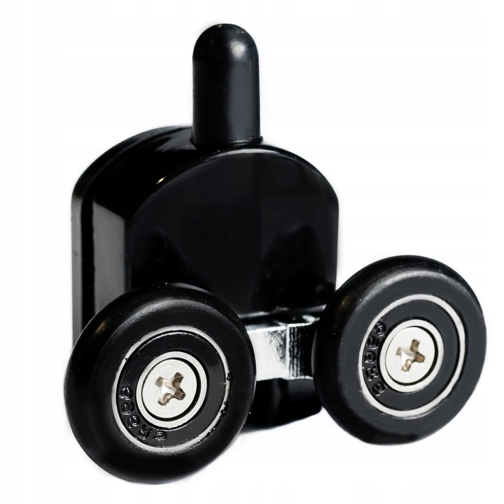 Role cabina de dus, Aquaparts, Plastic, Negru