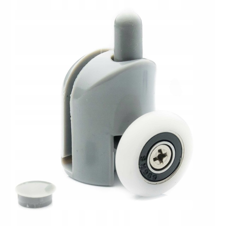 Rola cabina de dus, Aquaparts, Plastic, Alb